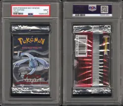 2000 Pokemon WOTC Neo Genesis 1st Edition Sealed Lugia Foil Pack PSA 9 MINT - Image 2