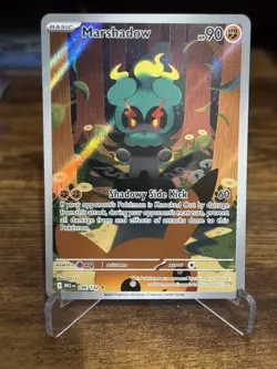 2025 Pokemon Mega Evolution MEG EN Marshadow IR #146/132 MINT - Image 1