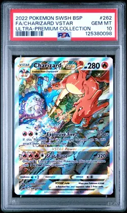 PSA 10 Charizard VSTAR 262 - Sword & Shield Black Star Promo - Gem Mint Pokemon - Image 3