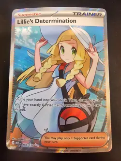 2025 Pokemon Mega Evolution Lillie's Determination Ultra Rare #169/132 - Image 1