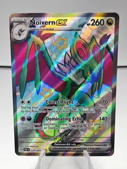 Noivern ex 220/091 Shiny Ultra Rare Paldean Fates Pokemon TCG - #10 - Image 1