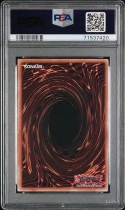Yu-Gi-Oh! 2002 LOB-000 Tri-Horned Dragon PSA 9 MINT - Image 2