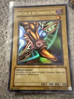 Yu-Gi-Oh! Exodia the Forbidden One Set LOB Set Ultra Rare Original Vintage HP - Image 3