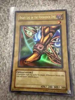 Yu-Gi-Oh! Exodia the Forbidden One Set LOB Set Ultra Rare Original Vintage HP - Image 5