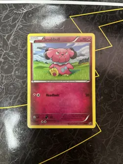 Pokemon TCG Card Snubbull Kalos Starter Set 22/39 Pokemon D1 - Image 1