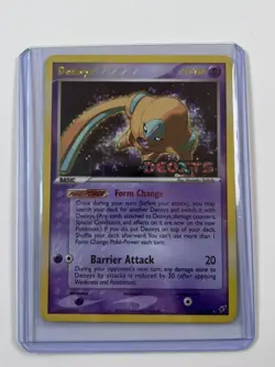 Deoxys 18/107 EX Deoxys Defense Form Stamped Pokemon Card 2005 Rare - Image 1