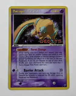 Deoxys 18/107 EX Deoxys Defense Form Stamped Pokemon Card 2005 Rare - Image 3