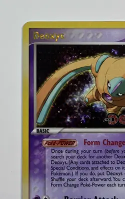 Deoxys 18/107 EX Deoxys Defense Form Stamped Pokemon Card 2005 Rare - Image 4