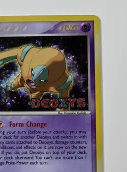 Deoxys 18/107 EX Deoxys Defense Form Stamped Pokemon Card 2005 Rare - Image 5