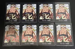 One Piece DON!! Two Legends Edward.Newgate 8 Card Lot - Image 1