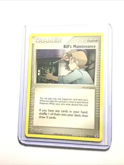 BILL'S MAINTENANCE - 87/112 - FireRed LeafGreen - Uncommon - Pokemon Card - NM - Image 1