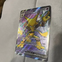 Pokemon Alakazam EX TCG Scarlet Violet-151 Holo Ultra Rare Card 188/165 - Image 4