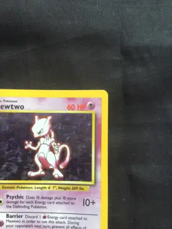 Pokemon Cards: Base Set Rare Holo: Mewtwo 10/102 - Image 4