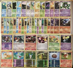 Vintage Pokemon Mid Era Card Lot Of 45 Various Sets, Holos, Reverse, Commons - Image 1