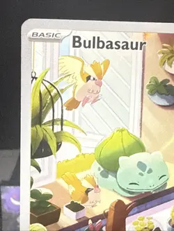 Pokemon Card Bulbasaur 143/142 Illustration Rare Stellar Crown Near Mint - Image 3