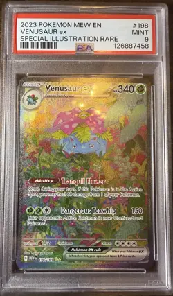 Pokemon TCG Venusaur EX 198/165 Scarlet & Violet 151 Holo Rare Card 2023 - Image 1