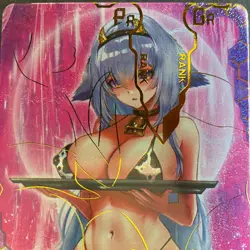 Maiden Party Series #5 -GR ERROR Card - Goddess Story - Bikini Anime - Foil - Image 4