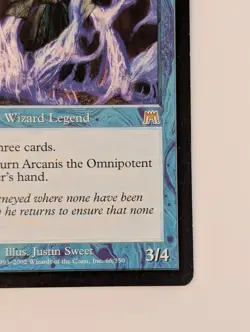 MTG Card - 1x Arcanis the Omnipotent - Onslaught - NM/LP Vintage Rare Blue Magic - Image 5