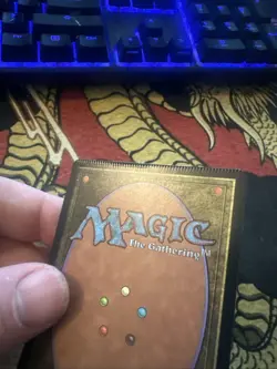 Mtg Magic Stronghold Shock Misprint Error Crimp Card - Image 4