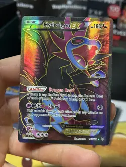 #3 Hydreigon EX 103/108 XY Roaring Skies 2015 Full Art Holo Pokemon Card TCG - Image 3