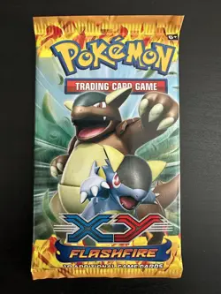 XY: Flashfire - Pokemon TCG 10 Card Booster Pack - SEALED - Mega Kangaskhan Art - Image 2