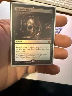 MTG English Vampiric Tutor NM Foil Dominaria Remastered - Image 1