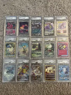 15 AGS Graded Pokemon Card Lot - Image 1