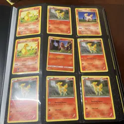 Pokemon TCG Card Collection Assorted Cards 2 Binders And 5 Stacks - Image 1