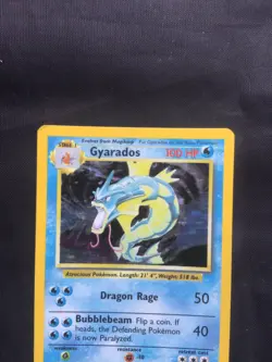 Pokemon Cards: Base Set Rare Holo: Gyarados 6/102 - Image 2