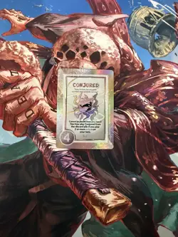 Gencon 2023 promo Doomlings Card Game Conjured #4 Overlush Unplayed NM condition - Image 1