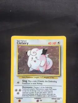 Pokemon Cards: Base Set Rare Holo: Clefairy 5/102 - Image 2
