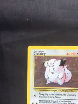 Pokemon Cards: Base Set Rare Holo: Clefairy 5/102 - Image 3