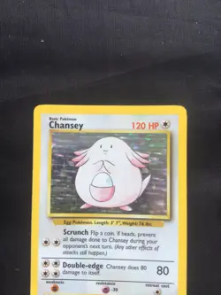 Pokemon Cards: Base Set Rare Holo: Chansey 3/102 - Image 2