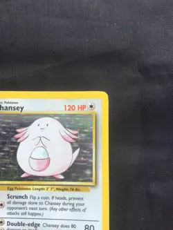 Pokemon Cards: Base Set Rare Holo: Chansey 3/102 - Image 4