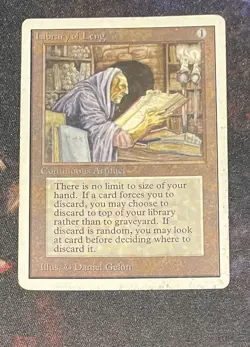 Magic The Gathering, Library of Leng, HP - Image 1