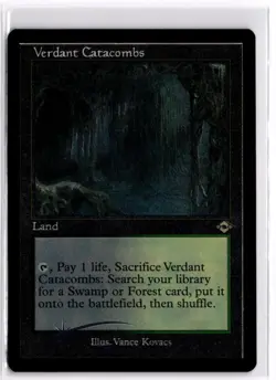 Verdant Catacombs Foil Etched Modern Horizons 2 440e LP MTG Magic: the Gathering - Image 1