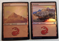 12x MOUNTAIN basic lands (various artwork) *FOIL* - NM - Modern Horizons 2 - mtg - Image 1