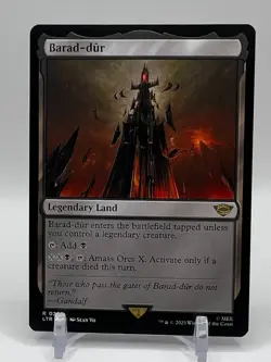 Barad-dur #253 (NM) Lord of the Rings LTR Magic Magic the Gathering - Image 1