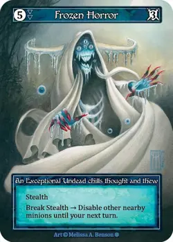 Sorcery: Contested Realm Frozen Horror Exceptional Foil NM (GT) - Image 1