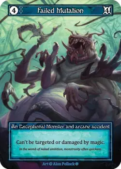 Sorcery: Contested Realm Failed Mutation Exceptional Foil NM (GT) - Image 1