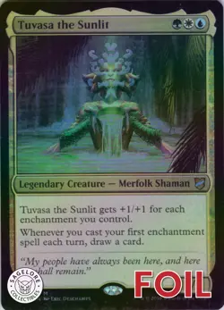 MTG Tuvasa the Sunlit (47) | LP Foil | Commander 2018 {C18} - Image 1