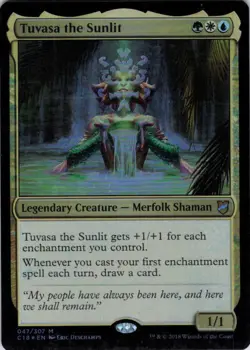 MTG Tuvasa the Sunlit (47) | LP Foil | Commander 2018 {C18} - Image 2
