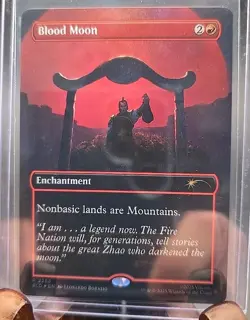 Blood Moon Avatar: The Last Airbender Secret Lair MTG Rainbow Foil Near Mint - Image 3