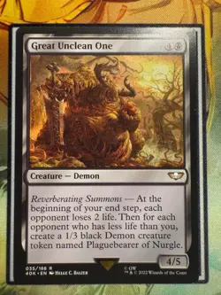 Great Unclean One: Universes Beyond: Warhammer 40000 (Non-Foil), #035 - Image 1