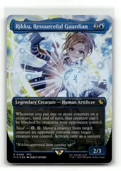 Rikku, Resourceful Guardian (Borderless) (Chocobo Track Foil) 468 Foil R Command - Image 1