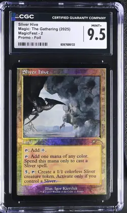 SLIVER HIVE Promotional MagicCon Foil Rare CGC 9.5 MTG [Nostalgium] - Image 1