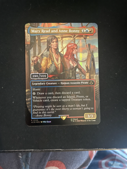 Mary Read and Anne Bonny Serialized 290/500 Magic the Gathering 2024 - Image 1
