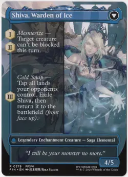 FF107 Magic The Gathering Jill, Shiva's Dominant Borderless 0378 FIN Non-Foil - Image 2