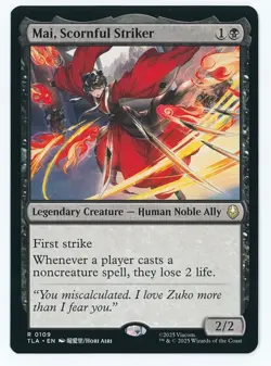 Mai, Scornful Striker #0109 MTG Avatar: The Last Airbender Magic The Gathering - Image 1