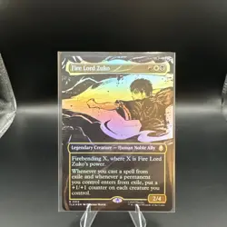 Fire Lord Zuko (Borderless) Avatar: The Last Airbender Foil - Image 1